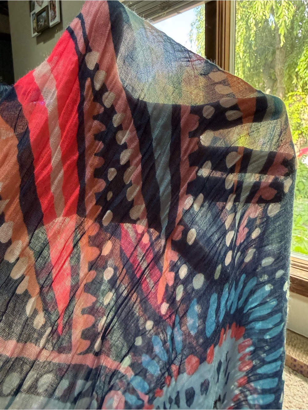 Lilly Pulitzer Target collab “boom boom” boho print wrap/scarf (43x70) - Picture 4 of 9